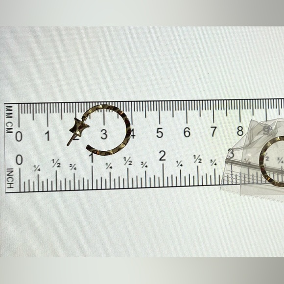 Melinda Maria Gold Jewelry Hoop Earrings - Picture 4 of 4